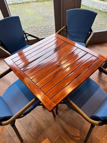 Terrasset 18 Horeca Rotan Bilbao Bamboe Stoelen Terrasstoel beschikbaar voor biedingen