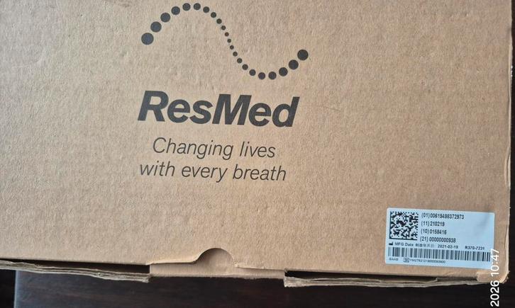 ResMed Airsense 10 12 tm 24 volt voeding., Witgoed en Apparatuur, Persoonlijke-verzorgingsapparatuur, Nieuw, Overige typen, Ophalen