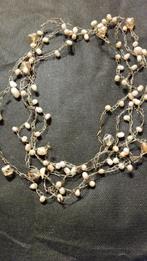 Mooie gehaakte ketting. Past altijd., Ophalen of Verzenden, Nieuw, Roze, Overige materialen