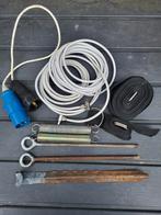 Caravan accessoires tv kabel stroomkabel stormband compleet, Caravans en Kamperen, Ophalen of Verzenden, Gebruikt