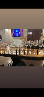 Kristallen glazen, Antiek en Kunst, Antiek | Glas en Kristal, Ophalen