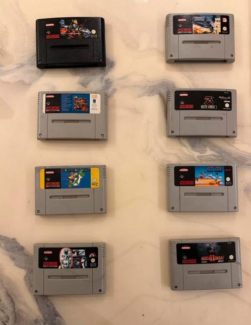 Super Nintendo spel - spellen, Spelcomputers en Games, Spelcomputers | Nintendo NES, Gebruikt, Verzenden