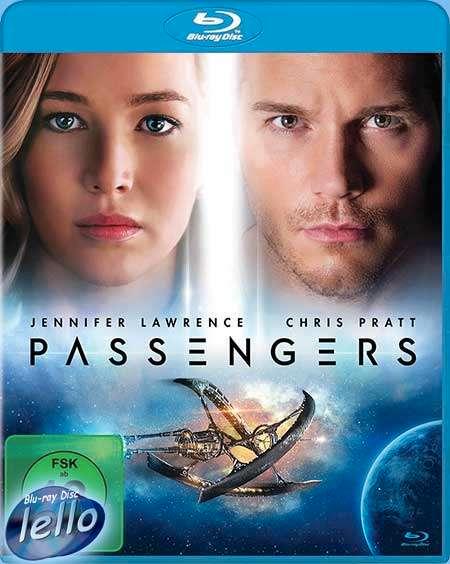 Blu-ray: Passengers (2016 Jennifer Lawrence, Chris Pratt) DE, Cd's en Dvd's, Blu-ray, Nieuw in verpakking, Science Fiction en Fantasy