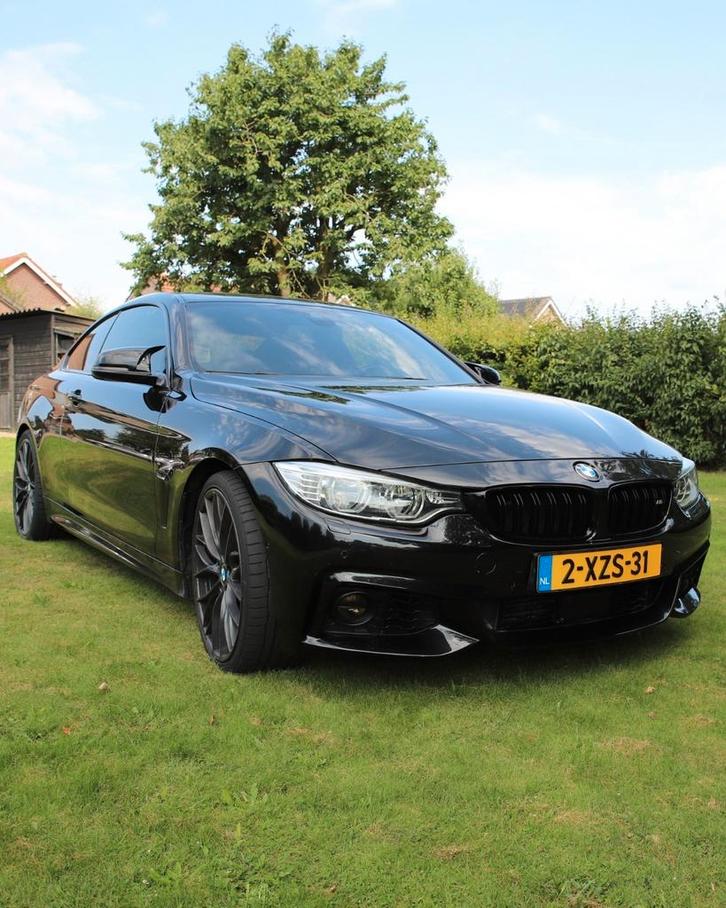 BMW 4-Serie 435I 2014 Zwart 375pk, Auto's, BMW, Particulier, 4-Serie, Benzine, Coupé, Geïmporteerd, Zwart, Ophalen