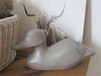 Brocante houten lokeend, Antiek en Kunst, Ophalen of Verzenden
