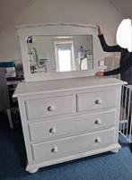 Commode met spiegel, Huis en Inrichting, Ophalen, Gebruikt, 50 tot 100 cm, Landelijk