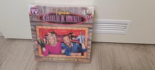 te koop carlo en irene spel nieuw in doos, Hobby en Vrije tijd, Gezelschapsspellen | Bordspellen, Zo goed als nieuw, Vijf spelers of meer