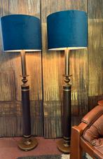2 vintage vloerlampen incl. lampenkap, Ophalen of Verzenden, Zo goed als nieuw, Vintage luxury design art deco, 100 tot 150 cm