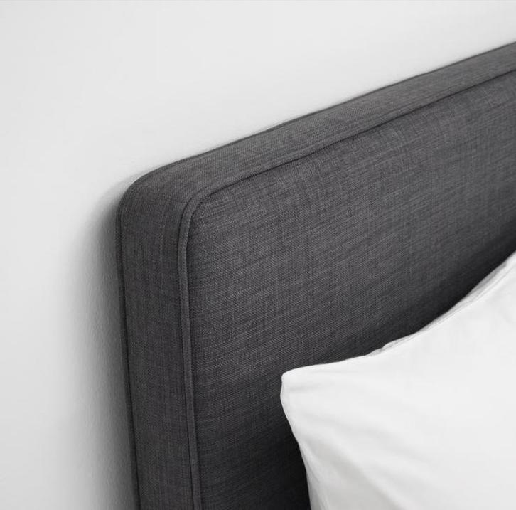 Ikea Dunvik overtrek hoofbord boxspring 180x200, Huis en Inrichting, Slaapkamer | Boxsprings, Zo goed als nieuw, 180 cm, 200 cm