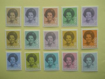 Nederland 1981 Koningin Beatrix Nvph.1237-1251 postfris beschikbaar voor biedingen