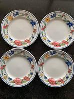 Wood & sons Alpine meadow 4 gebaksbordjes, Huis en Inrichting, Gebruikt, Ophalen of Verzenden, Bord(en), Overige stijlen