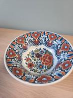 Delfts Blauw Schaal met Bloemen, Antiek en Kunst, Antiek | Keramiek en Aardewerk, Ophalen of Verzenden