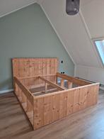 Steigerhouten bedframe 180x200, Ophalen, Steigerhout, Tweepersoons, Zo goed als nieuw