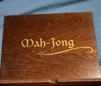 Mahjong spel inhouten doos met boek  - Compleet & Nieuw, Hobby en Vrije tijd, Gezelschapsspellen | Bordspellen, Ophalen of Verzenden