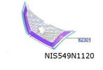 Nissan X-Trail (9/22-) Voorbumpergrille Origineel! 623106RU0, Nieuw, Bumper, Nissan, Verzenden