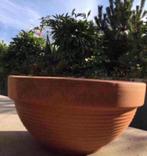 Lage schalen terracotta steen bonsai cactus bloempotten, 25 tot 40 cm, Rond, Zo goed als nieuw, Minder dan 40 cm