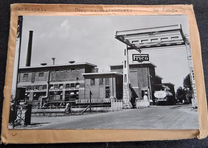 Terwispel, 1 x glasplaat JosPe,  Zuivelfabriek, Verzamelen, Ansichtkaarten | Nederland, Ongelopen, Friesland, 1960 tot 1980, Ophalen of Verzenden