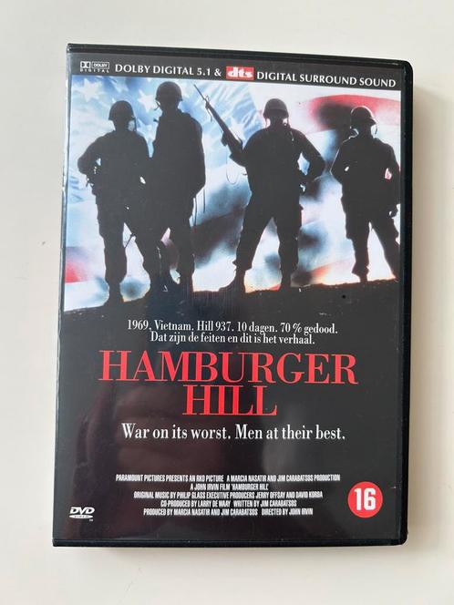 —Hamburger Hill—regie John Irvin, Cd's en Dvd's, Dvd's | Actie, Zo goed als nieuw, Oorlog, Vanaf 16 jaar, Ophalen of Verzenden