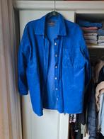 Blauwe ribblouse/jasje, Ophalen of Verzenden, Zo goed als nieuw