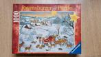 Ravensburger Kerstpuzzel 1000 Stuks - Zo Goed Als Nieuw, Ophalen of Verzenden