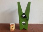 Grote groene houten mega wasknijper memohouder gadget groen, Nieuw, Ophalen of Verzenden