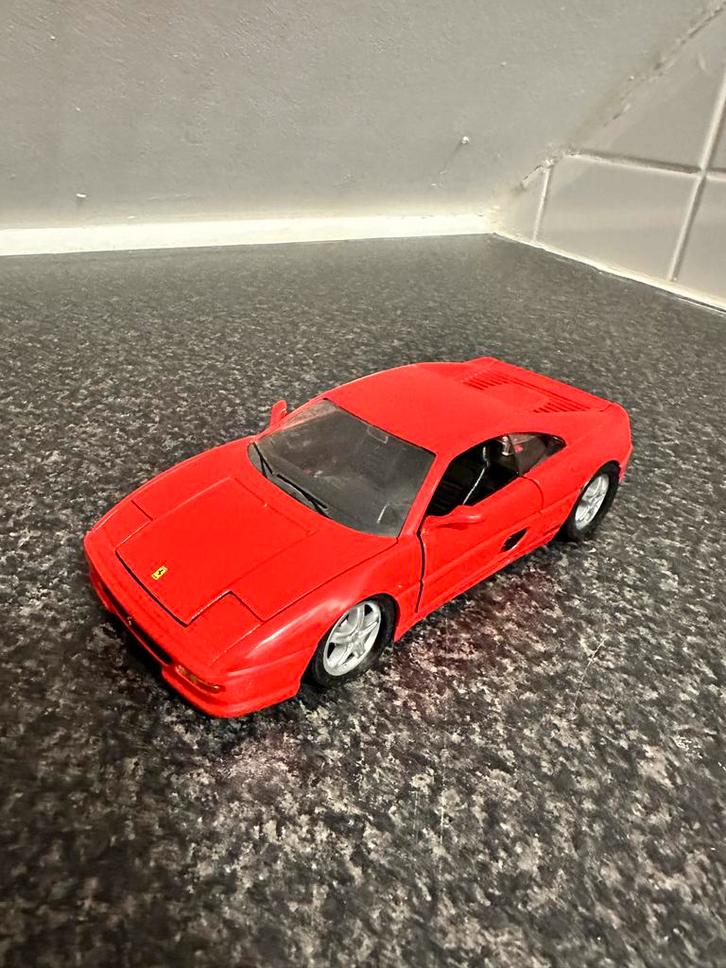 Maisto Ferrari F355 (Shell) 1/24, Hobby en Vrije tijd, Modelauto's | 1:18, Gebruikt, Auto, Maisto, Ophalen of Verzenden
