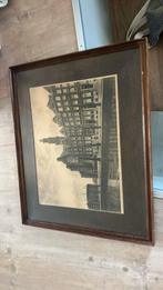 Schilderij keizersgracht met westertoren Amsterdam, Antiek en Kunst, Ophalen of Verzenden