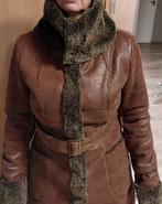 Winterjas geschuurd leer  met warme voering, maat S, Kleding | Dames, Ophalen of Verzenden, Zo goed als nieuw