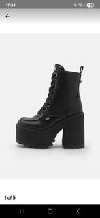 Nieuwe buffalo london killah lace up platform boots, Kleding | Dames, Ophalen of Verzenden, Zo goed als nieuw, Zwart