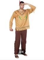 5 Delig Heren Indianen outfit mt M / L + accessoires, Kleding | Heren, Maat 52/54 (L), Carnaval, Nieuw, Ophalen of Verzenden