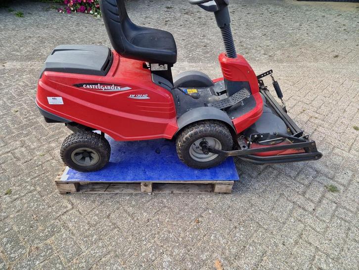Castelgarden frontmaaier XM 130 HD, Tuin en Terras, Grasmaaiers, Gebruikt, Benzine-grasmaaier, 50 cm of meer, Cirkelmaaier, Elektrische starter
