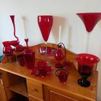 Ruby /Rood glas bolsius etc, Antiek en Kunst, Ophalen