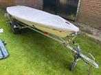 Laser ILCA 174555 XD 4.7 Radiaal/ Standaard evt Combitrailer, Watersport en Boten, Open zeilboten, Geen motor, Gebruikt, Ophalen of Verzenden