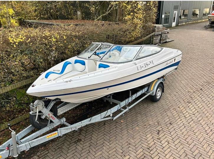Mariah sx19 speedboot incl trailer, Watersport en Boten, Speedboten, Gebruikt, 3 tot 6 meter, Benzine, 70 tot 120 pk, Polyester