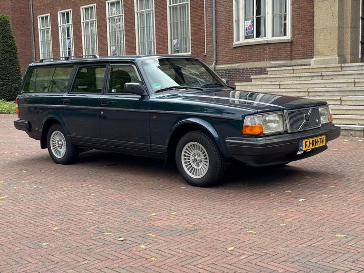 Volvo 240 2.0 Polar U9 1992 Groen, Auto's, Volvo, Particulier, Bluetooth, Dakrails, Metallic lak, Trekhaak, Benzine, Euro 4, Stationwagon
