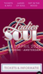6x Tickets Ladies Of Soul - Amsterdam - Zondag 5 april 2026, Tickets en Kaartjes, Drie personen of meer