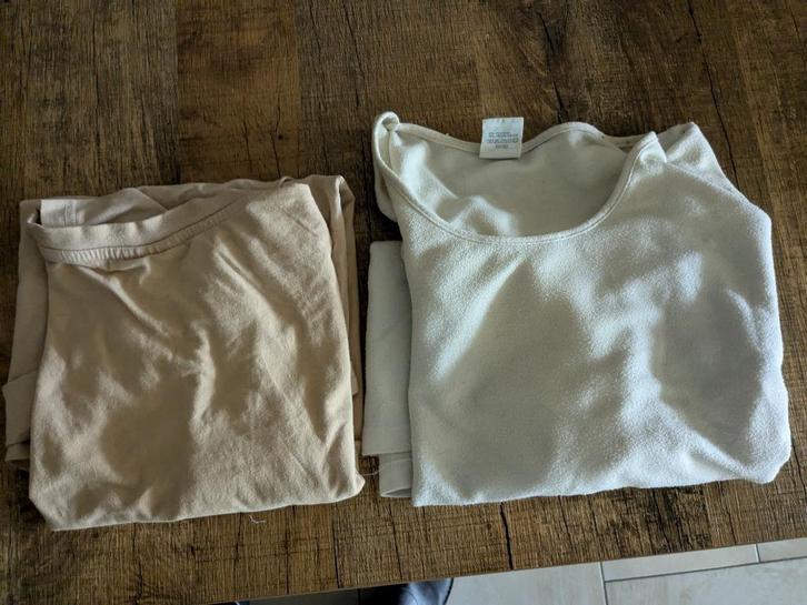 2 x dames T Shirt s, Kleding | Dames, T-shirts, Gedragen, Maat 46/48 (XL) of groter, Beige, Korte mouw, Ophalen of Verzenden