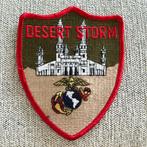 Patch USMC Desert Storm, Embleem of Badge, Amerika, Ophalen of Verzenden, Marine