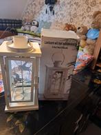 Witte lantaarn met windmolentje, Ophalen of Verzenden, Zo goed als nieuw