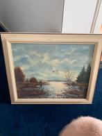 Schilderij natuurmeer Aapol, Ophalen