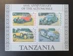 Tanzania 1986 Auto Michel blok 53 postfris, Postzegels en Munten, Postzegels | Thematische zegels, Verzenden, Postfris, Auto's