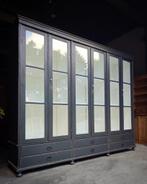 Oude XXL Vitrinekast | Winkelkast | Buffetkast #2083, Antiek en Kunst, Antiek | Meubels | Kasten, Ophalen of Verzenden