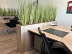 Houten Plantenbakken afscheiding werkplekken of kantine, Huis en Inrichting, Ophalen, Zo goed als nieuw