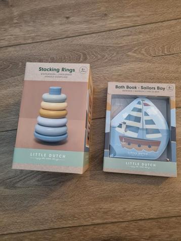Baby stapeltoren en badboek little dutch nieuw in doos beschikbaar voor biedingen