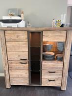 Zgan massieve dressoir kast henders&hazel, Huis en Inrichting, Kasten | Dressoirs, Ophalen, 100 tot 150 cm, Zo goed als nieuw