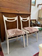 SALE: space age vintage stoelen, brocante eetkamerstoelen, Twee, Gebruikt, Hout, Ophalen
