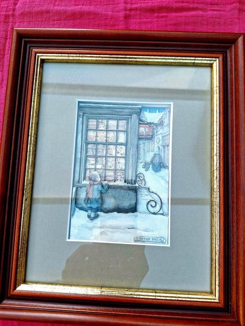 3D snijwerk winterse voorstelling Anton Piek, Huis en Inrichting, Woonaccessoires | Lijsten, Zo goed als nieuw, Minder dan 50 cm