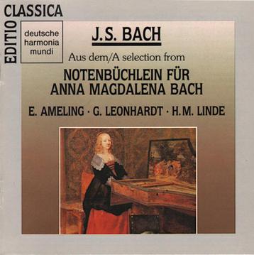 BACH Notenbuchlein fur Anna Magdalena Bach CD LEONHARDT DHM beschikbaar voor biedingen