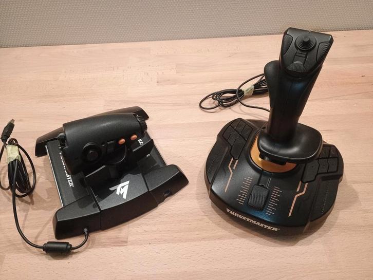 Thrustmaster T.16000M FCS Hotas, Computers en Software, Joysticks, Zo goed als nieuw, Ophalen of Verzenden