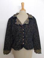 Mooi donkerblauw vest/jasje van Joseph Ribkoff! 42, Verzenden, Zo goed als nieuw, Maat 42/44 (L), Blauw